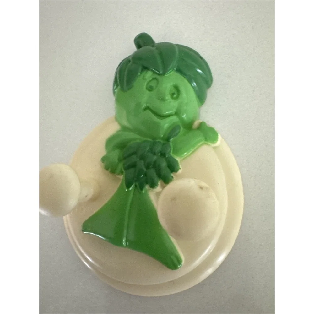 Jolly Green Giant's Little Green Sprout Fridge Magnet Hook 1995 Vtg Refrigerator